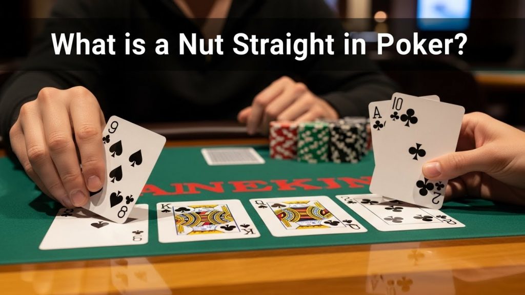 what is a nut straight in poker